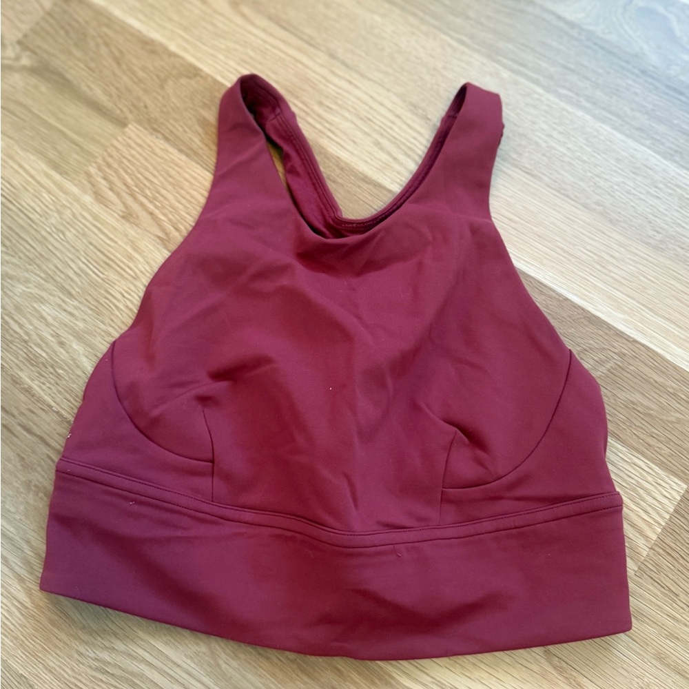 Lululemon Athletica Deep Red Sports Bra